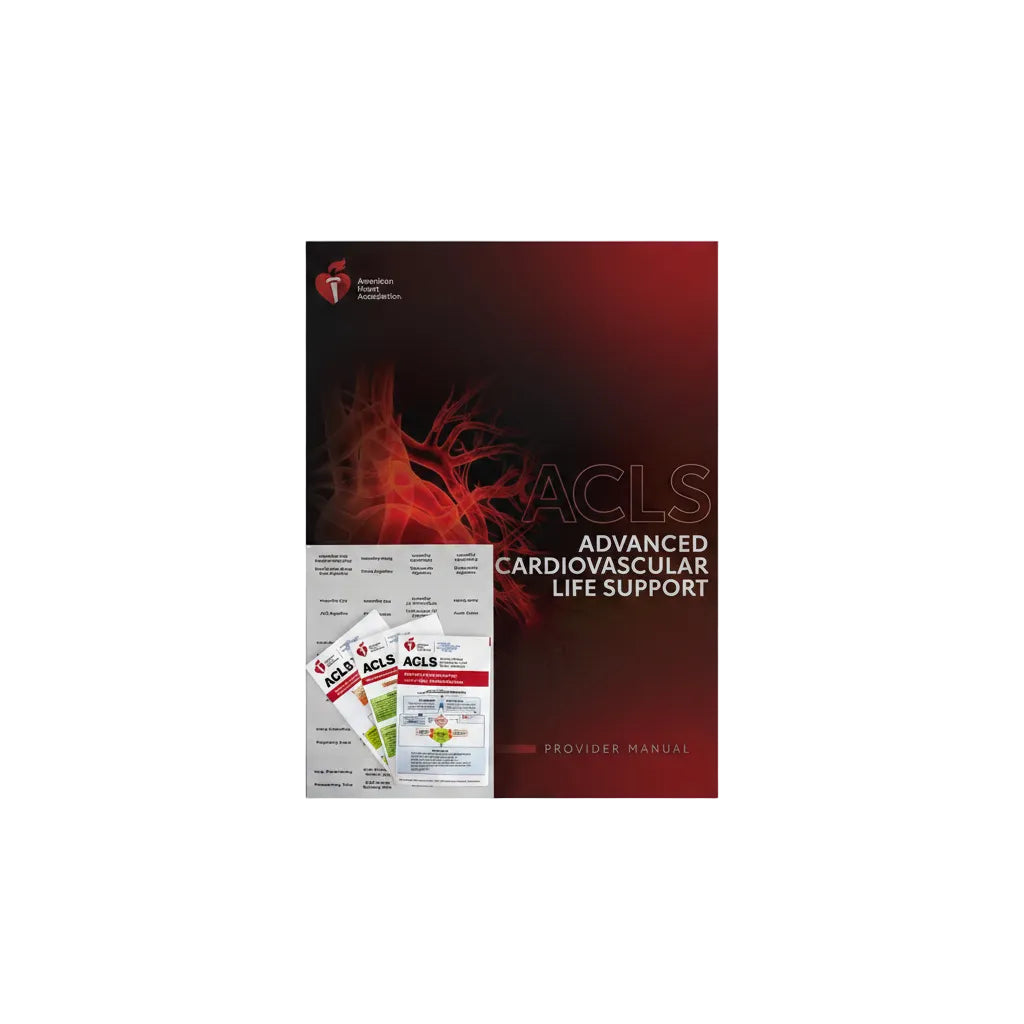 Advanced Cardiovascular Life Support ACLS Provider Manual 2020 emergency cardiovascular care reference book