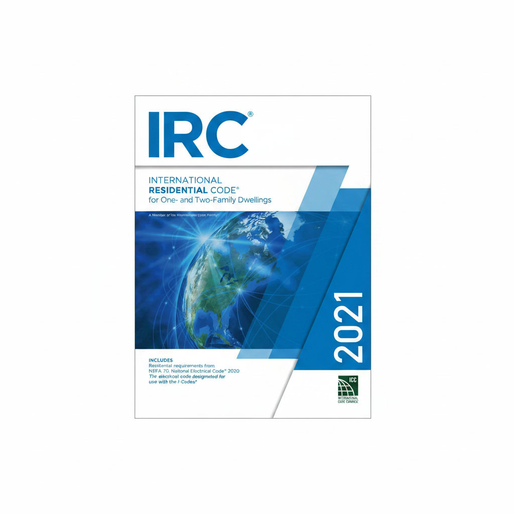 2021 International Residential Code IRC residential construction standards and building regulations reference book