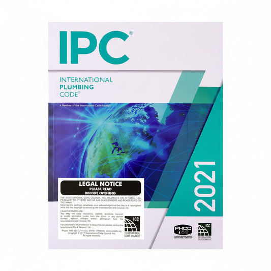 International Plumbing Code IPC 2021 plumbing regulations and construction standards reference book